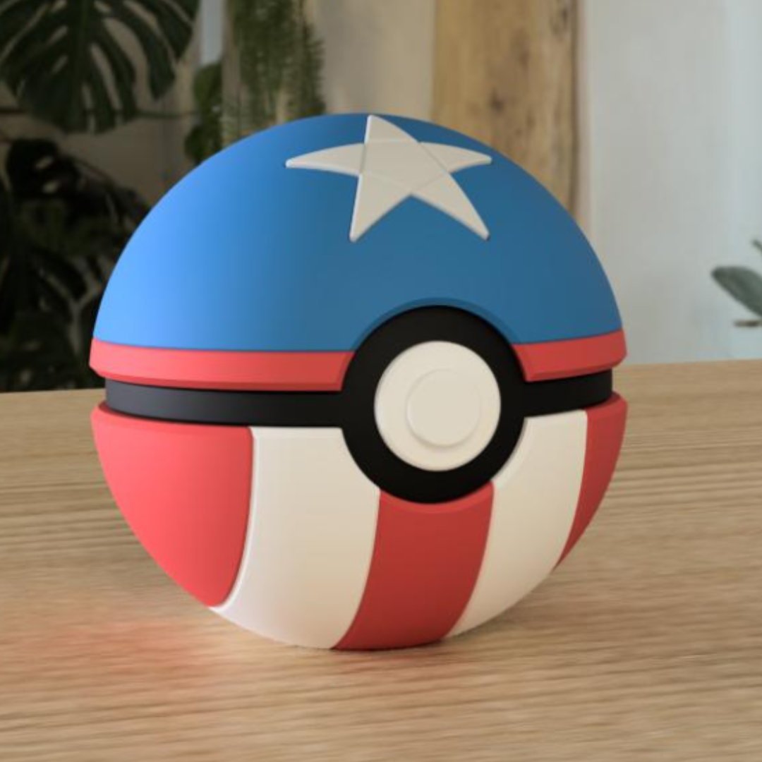 Captain America Pokéball