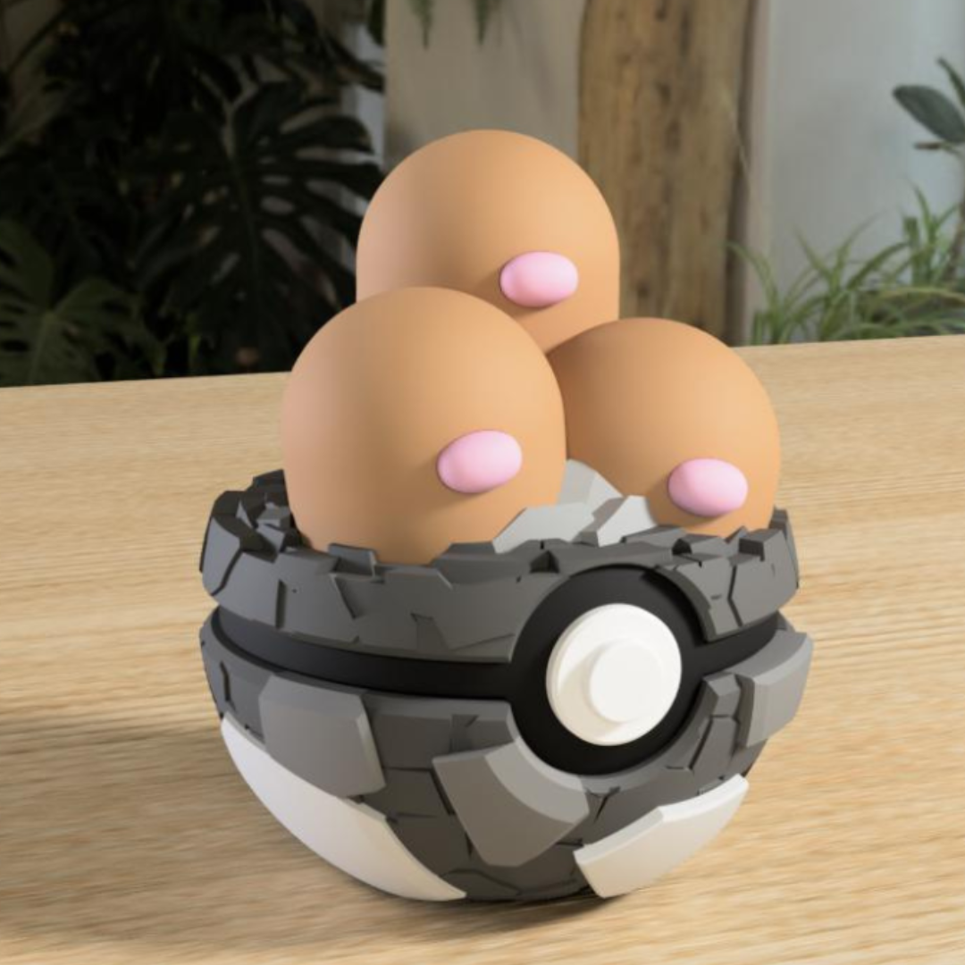 Pokémon ball - Dugtrio