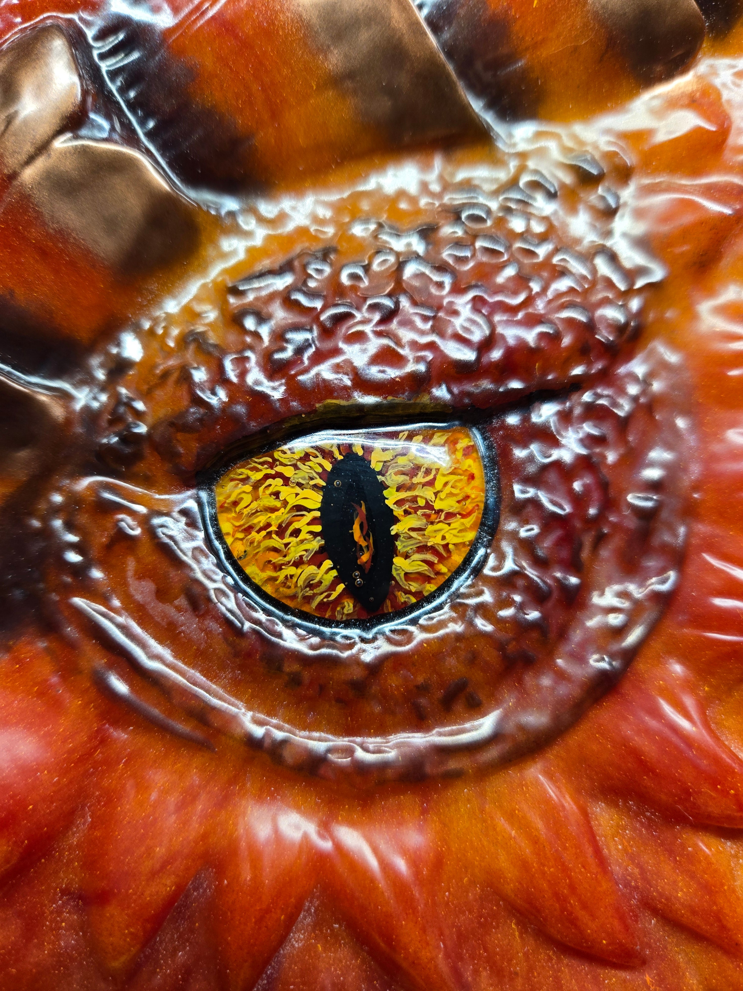 Custom Color Dragon Refillable Notebook – A5 Handmade Fantasy Journal